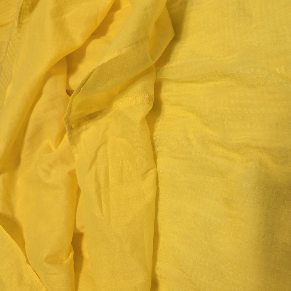 Lauren Ralph Lauren Firmato Yellow Midi Dress Size 10 - Picture 16 of 16